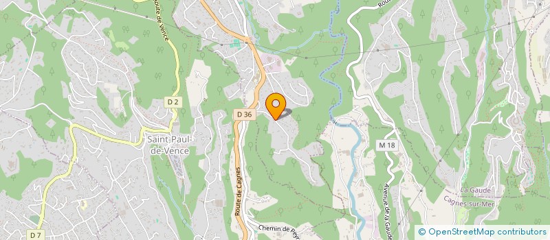 localisation de l'entreprise PETIT MARIAGE  VENCE