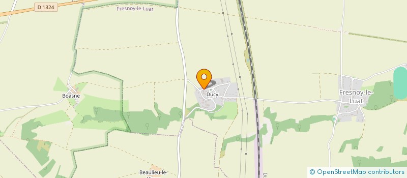 localisation de l'entreprise PETIT MARLY  FRESNOY-LE-LUAT