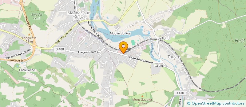 localisation de l'entreprise PETIT MARTEAU  TOUVRE