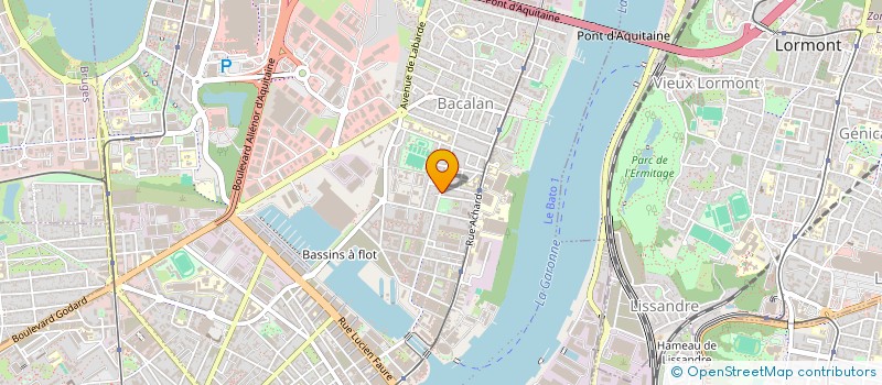 localisation de l'entreprise PETIT MERTEN  BORDEAUX