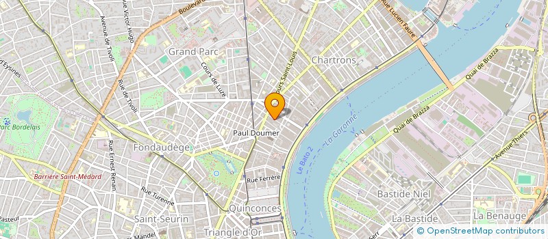 localisation de l'entreprise PETIT MINVIELLE 16  BORDEAUX