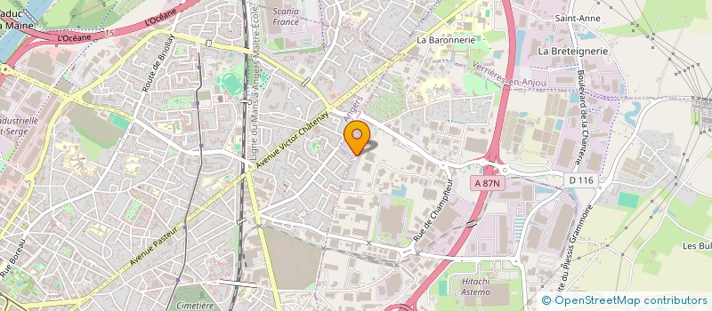 localisation de l'entreprise PETIT MOULIN  SAINT-BARTHELEMY-D'ANJOU