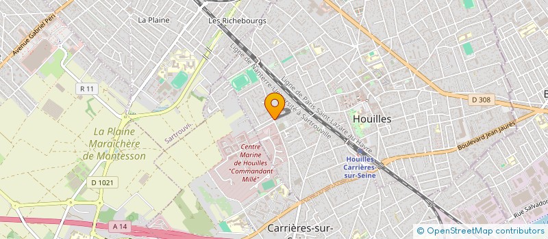 localisation de l'entreprise PETIT MOUSSE à HOUILLES