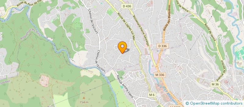 localisation de l'entreprise PETIT MOUSSE  LA COLLE-SUR-LOUP