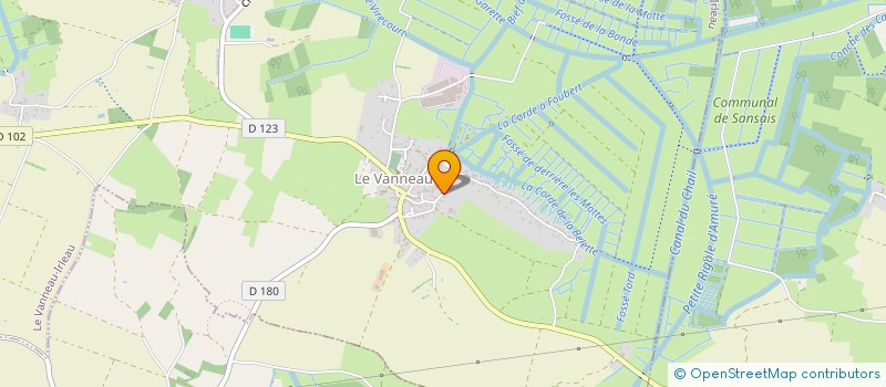 localisation de l'entreprise PETIT MUSEE ITINERANT DE L'UKULELE FRANCAIS ET D'AILLEURS  LE VANNEAU-IRLEAU