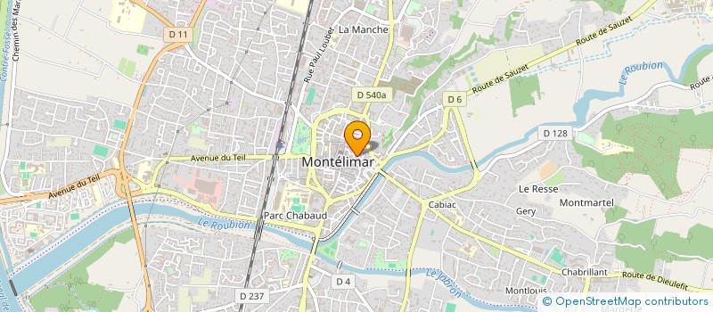 localisation de l'entreprise PETIT NAPOLI  MONTELIMAR