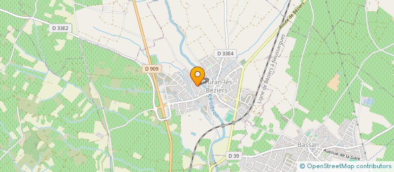 localisation de l'entreprise PETIT NID  LIEURAN-LES-BEZIERS