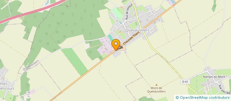 localisation de l'entreprise PETIT OISEAU FAIT SON NID à QUEVAUVILLERS