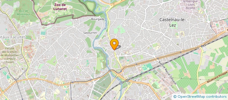 localisation de l'entreprise PETIT OURS à CASTELNAU-LE-LEZ