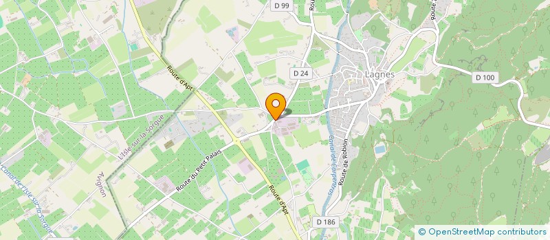 localisation de l'entreprise PETIT PALAIS  LAGNES