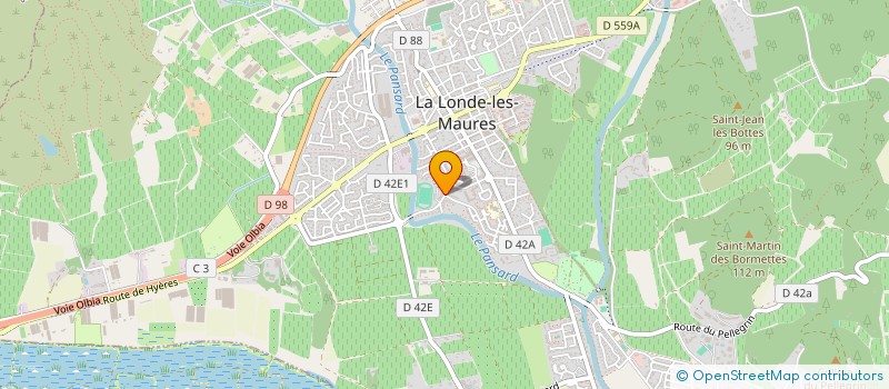 localisation de l'entreprise PETIT PANDA  LA LONDE-LES-MAURES