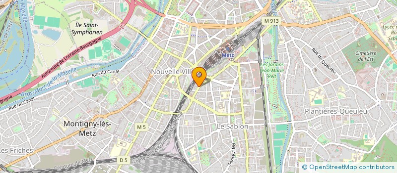 localisation de l'entreprise PETIT PAS  METZ