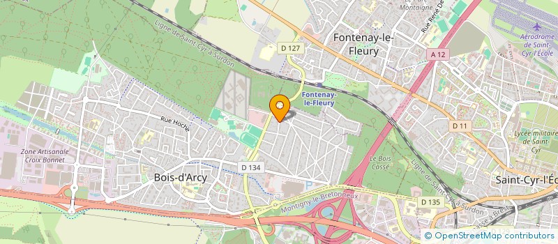 localisation de l'entreprise PETIT PATRIMOINE  BOIS D'ARCY