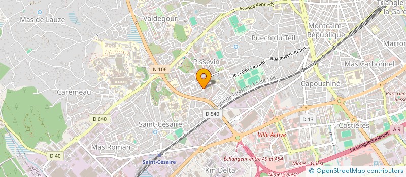 localisation de l'entreprise PETIT PATRON  NIMES