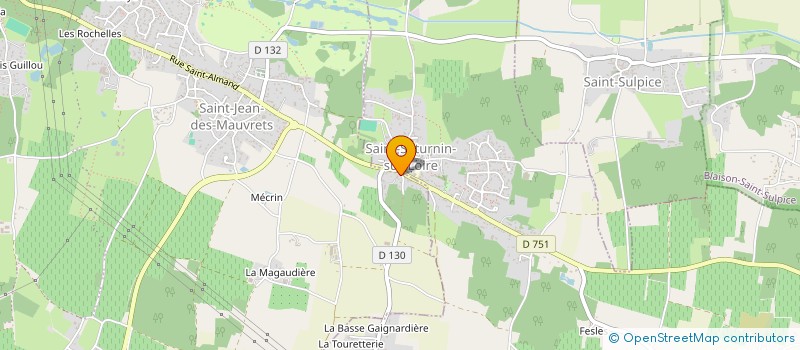 localisation de l'entreprise PETIT PAVE ET ASSOCIES à LES GARENNES SUR LOIRE