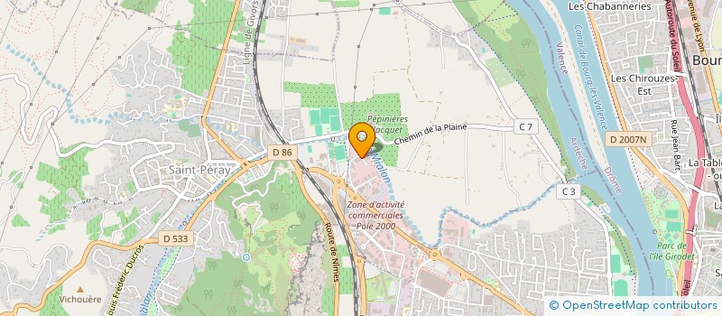 localisation de l'entreprise PETIT PELICAN  SAINT-PERAY