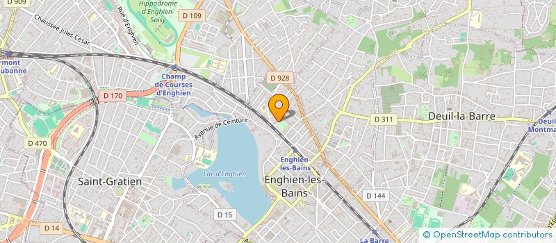 localisation de l'entreprise PETIT PELIGOT à ENGHIEN-LES-BAINS