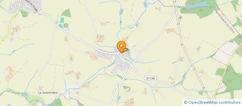 localisation de l'entreprise PETIT PETON à MONTREVAULT-SUR-EVRE