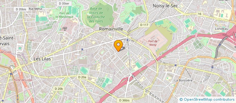 localisation de l'entreprise PETIT PINTO à ROMAINVILLE