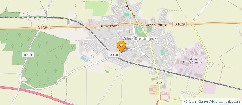 localisation de l'entreprise PETIT PLAN à VILLERS-BRETONNEUX