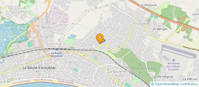 localisation de l'entreprise PETIT POIS à LA BAULE-ESCOUBLAC