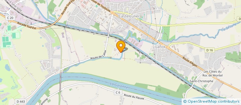 localisation de l'entreprise PETIT POIS  LAFOX