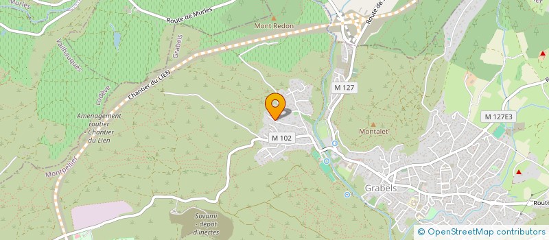 localisation de l'entreprise PETIT PONEY  GRABELS