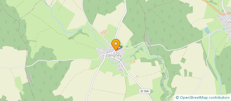 localisation de l'entreprise PETIT PONT  LAVIGNEY