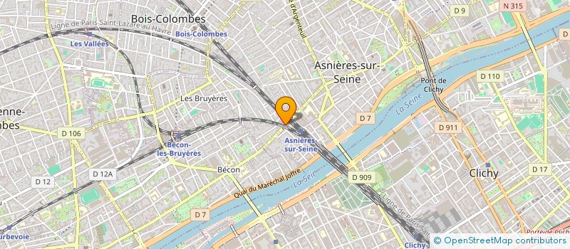 localisation de l'entreprise PETIT POT PARIS à ASNIERES-SUR-SEINE