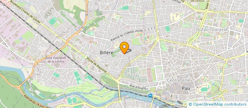 localisation de l'entreprise PETIT POULET  BILLERE