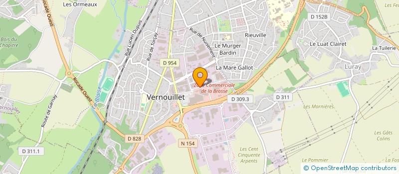 localisation de l'entreprise PETIT PRICE à VERNOUILLET