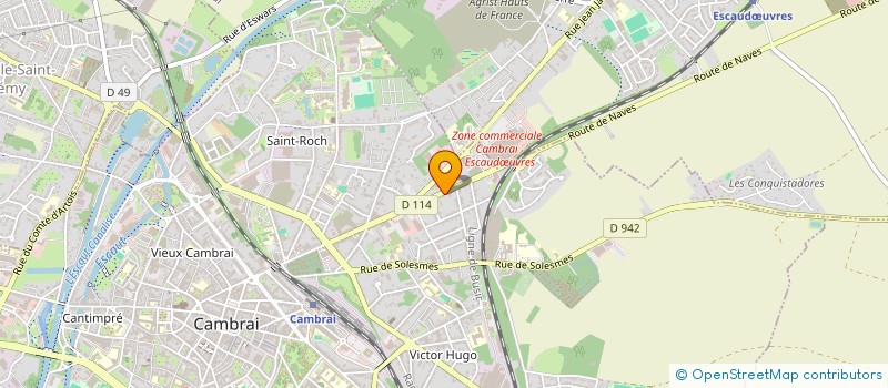 localisation de l'entreprise PETIT PRINCE  CAMBRAI