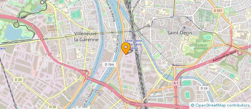 localisation de l'entreprise PETIT PRINCE 93 à SAINT-DENIS