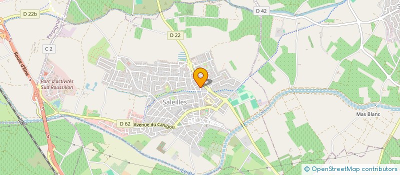 localisation de l'entreprise PETIT QUATRE  SALEILLES