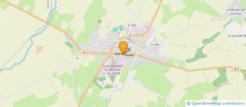 localisation de l'entreprise PETIT-RENAULT  SAINT-COSME-EN-VAIRAIS