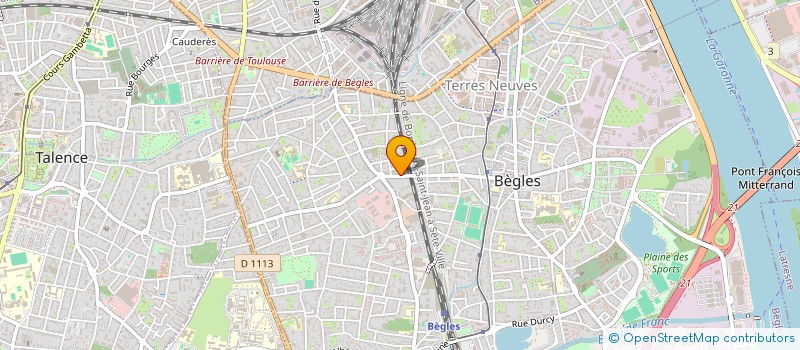 localisation de l'entreprise PETIT RESEAU TRANQUILLE BEGLAIS à BEGLES