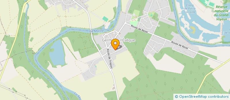 localisation de l'entreprise PETIT ROCHER  GERMIGNY-L'EVEQUE