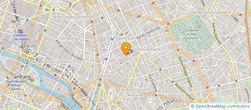 localisation de l'entreprise PETIT SALON  PARIS