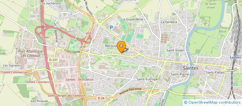 localisation de l'entreprise PETIT SEMINAIRE à SAINTES