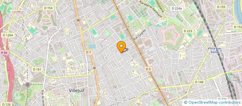 localisation de l'entreprise PETIT SORCIER à VITRY-SUR-SEINE