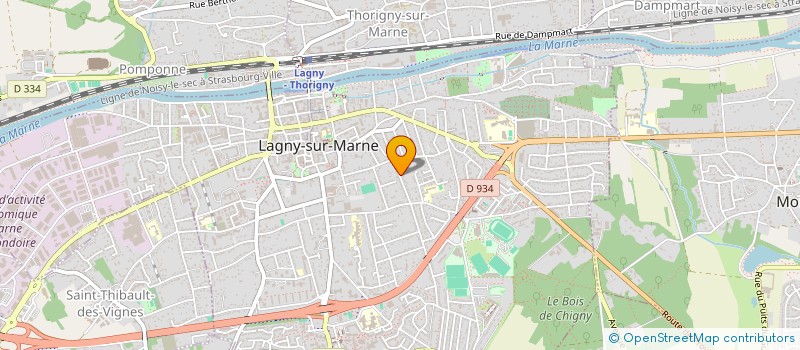 localisation de l'entreprise PETIT TANNEUR  LAGNY-SUR-MARNE