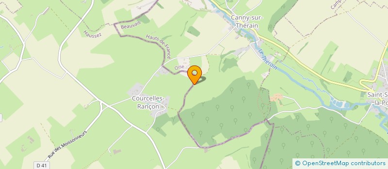 localisation de l'entreprise PETIT THEATRE DU THERAIN  CANNY-SUR-THERAIN