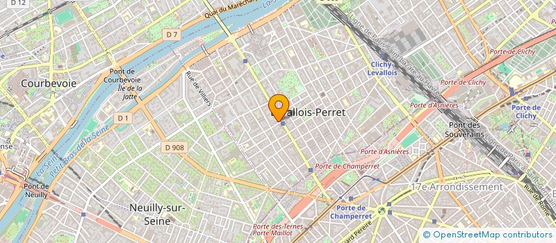 localisation de l'entreprise PETIT TONNERRE & COMPAGNIE à LEVALLOIS-PERRET