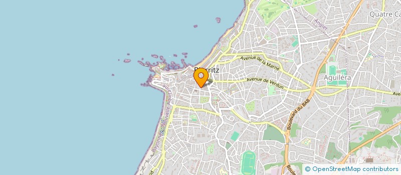 localisation de l'entreprise PETIT VENDOME  BIARRITZ