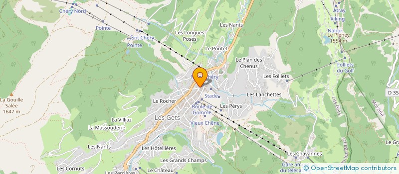 localisation de l'entreprise PETIT WETZET à MORZINE