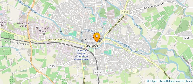 localisation de l'entreprise PETITAUTO.GREGOIRE à L'ISLE-SUR-LA-SORGUE
