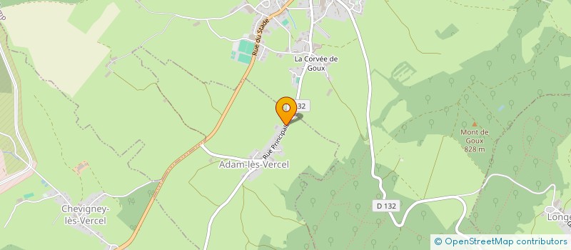 localisation de l'entreprise PETITBAR  ADAM-LES-VERCEL