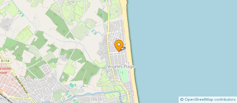 localisation de l'entreprise PETITCOCHON à ARGELES-SUR-MER