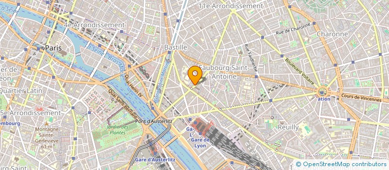 localisation de l'entreprise PETITE  PARIS