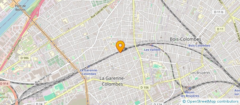 localisation de l'entreprise PETITE AMELIE FRANCE à LA GARENNE COLOMBES